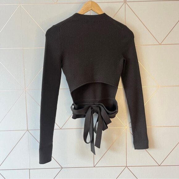 Wilfred Merino Wool Mayrac Sweater Dark Brown - Picture 4 of 9